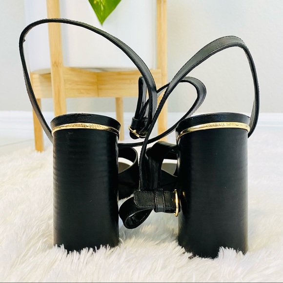 Michael Kors Fallon Chunky Black Heels - Picture 9 of 17